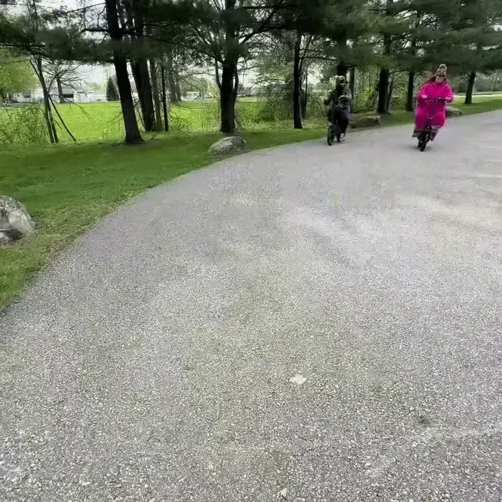 Foldable electric commuter scooter with padded seat