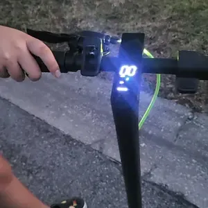 Solid tires on the electric scooter